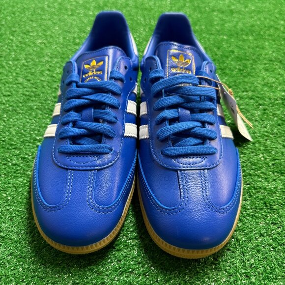 Adidas Samba OG Blue Cloud White Gum Mens JR0882 NEW Sz 12.5